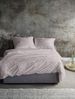 Irisette Feinbiber Bettwäsche Koala 200x200 Melange uni rosa rose 8544-60 Bild 2