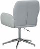 vidaXL Drehstühle 4 Stk. 54 x 58 x 90 cm Hellgrau Stoff 3428303 Bild 5