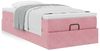 vidaXL Ottoman-Bett mit Matratze Rosa 100x200 cm Samt 3311170 Bild 5