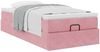 vidaXL Ottoman-Bett mit Matratze Rosa 100x200 cm Samt 3311170 Bild 4