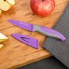 Küchenmesser mit Klingenschutz lavendel C3 Bild 2