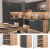Eckhängeschrank Fame-Line Anthrazit-Gold 57 cm Vicco Bild 2