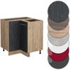 Eckunterschrank R-Line Schwarz Beton 75.6 cm AP Marmor Vicco Bild 5