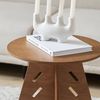 SoBuy HFBT01-BR Couchtisch, MDF, Lackiert, Hellbraun, 46,5 x 55 x 36 cm Bild 4