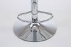2er Set Barhocker FAMIR - Kunstleder Weiß 46x49x88 cm Silber | Barstuhl Mit Lehne Tresenhocker Tresenstuhl Kneipenhocker Kneipenstuhl Bild 5