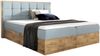 99rooms Florida Boxspringbett 180x200 cm Velours MONOLITH Silber Bild 3