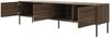 Selsey 'Modity' TV-Schrank 3-türig mit Glasregal und Beleuchtung, 175 cm, Holzoptik Nussbaum Bild 4
