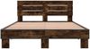 vidaXL Bettgestell Räuchereiche 140x200 cm Holzwerkstoff und Metall 3280149 Bild 4
