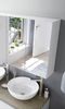 Badezimmerspiegelschrank >Bad-Spiegelschrank 60< in weiß glänzend Bild 2