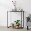 Konsolentisch Benimaclet 92x80x32 cm Kratzfest Metall Schwarz [en. casa] Bild 5
