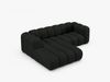 Micadoni Modulares Ecksofa Lupine 3-Sitzer Links Boucle Baloo Schwarz Bild 3