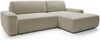 Selsey 'Baleo' Ecksofa mit Schlaffunktion, Chenille-Bezug, Beige, rechtsseitig, 82 x 264 x 162 cm Bild 1