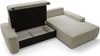 Selsey 'Baleo' Ecksofa mit Schlaffunktion, Chenille-Bezug, Beige, rechtsseitig, 82 x 264 x 162 cm Bild 3