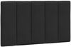 vidaXL Kopfteil-Kissen Schwarz 90 cm Samt 374651 Bild 2