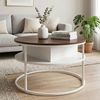 Relaxdays Couchtisch mit Hebeplatte & Stauraum Bild 2