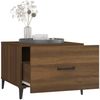vidaXL Couchtische Metallbeine 2 Stk. Braun Eichen-Optik 50x50x40 cm 817542 Bild 5