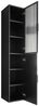 Hängeschrank Dark / Diosa, Glas, Holzwerkstoff, Schwarz, 35 x 170 x 33 cm Bild 3