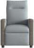 vidaXL Massagesessel Hellgrau Stoff 4104844 Bild 3