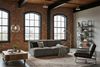 KAWOLA Modulsofa LAYLA 2-Sitzer 2 Module Velvet taupe 74 x 99 x 183 cm Bild 2