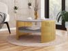 Couchtisch Fahugin Gold, Beine und Seiten aus Stahl (Farbe: Gold / Cashmere) Bild 2