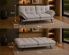 Makika 'Paul' 3-Sitzer Schlafsofa, Schaumstoff grau, 81 x 87 x 179 cm Bild 4