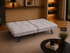 Makika 'Paul' 3-Sitzer Schlafsofa, Schaumstoff grau, 81 x 87 x 179 cm Bild 5