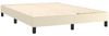 vidaXL Boxspringbettgestell Creme 140x200 cm Kunstleder 3120702 Bild 4