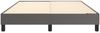 vidaXL Boxspringbett Grau 140x200 cm Kunstleder, ohne Kopfteil Bild 5