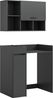 welltime Badmöbel-Set FALAS, TOPSELLER!, 3-teilig, Hauswirtschaftsraum Set, Breite 95 cm, (Set, 3-St, bestehend aus: Waschmaschinenumbauschrank, Standregal & Hängeschrank), Kombination, Waschmaschinenumbau, Waschmaschinenschrank, Wäschekammer Bild 5