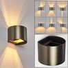 hofstein Wandleuchte Lichteffekt Wand Leuchten modern Flur Strahler Wohn Schlaf Zimmer Bild 5