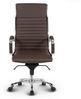 VERSEE Design Bürostuhl Chefsessel Montreal - Echt-Leder - braun - Drehstuhl, Bürodrehstuhl, Schreibtischstuhl, Chefstuhl, Designklassiker, hochwertige Verarbeitung, Stuhl, 150 kg Belastbarkeit Bild 2