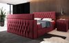 Boxspringbett Velano mit TV Lift und Stauraum 160x200 Rot H2 (bis 70kg) Bild 2