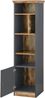 Bücherregal >Lastor< in Grau - 40x150x40cm (BxHxT) Bild 3