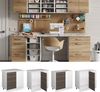 Eckschrank für Hausrat R-Line Grau 86 cm mit Tür, mit Arbeitsplatte Vicco Bild 2