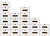 BigDean Schuhbox 20 Boxen stapelbar mit Sichtfenster & Schublade Schuhe Spielzeug etc. (Set, 20 St, Schuhbox), Bemalbar, Dekorierbar, Stapelbar Bild 2