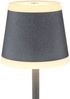LED Tischleuchte, Touch, Dimmbar, Grau, USB, H 38,5cm Bild 4