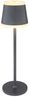 LED Tischleuchte, Touch, Dimmbar, Grau, USB, H 38,5cm Bild 5
