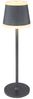 LED Tischleuchte, Touch, Dimmbar, Grau, USB, H 38,5cm Bild 5