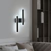 Riserva LED Wandleuchte LED Wandleuchte Innen 32W Schwarz Doppelkopf 46cm Modern, Integrierte LED Bild 2