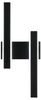 Riserva LED Wandleuchte LED Wandleuchte Innen 32W Schwarz Doppelkopf 46cm Modern, Integrierte LED Bild 5