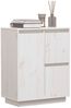Sideboard, Kommode Weiß 60x34x75 cm Massivholz Kiefer j3268p Bild 4