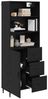 vidaXL Highboard Schwarz Eichen-Optik 69,5 x 34 x 180 cm 3416268 Bild 3