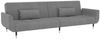 Schlafsofa 2-Sitzer mit 2 Kissen Hellgrau Samt [337582] Bild 2