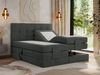 Elektrisches Bett, Boxspringbett mit Multipocket-Matratzen und Elektrisch verstellbare - VITTORIA - 140 x 200 cm - Dunkelgrau Stoff - H4 Bild 2
