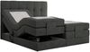 Elektrisches Bett, Boxspringbett mit Multipocket-Matratzen und Elektrisch verstellbare - VITTORIA - 140 x 200 cm - Dunkelgrau Stoff - H4 Bild 4