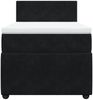 vidaXL Boxspringbett mit Matratze Schwarz 90x190 cm Samt 3287610 Bild 4
