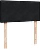 vidaXL Boxspringbett mit Matratze Schwarz 90x190 cm Samt 3287610 Bild 5