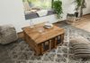 Truhe Mango 90x90x45 natur lackiert RAILWAY #164 Bild 3