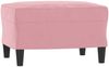 vidaXL Sessel mit Hocker Rosa 60 cm Samt 3201167 Bild 5