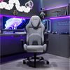 DIABLO CHAIRS Gaming-Stuhl X.One Prime Stoff ergonomisch Metallbasis 140kg CoolComfort (Magnetische Kopfstütze, Höhenverstellbare Armlehnen, Kühlender Sitz), Kopfstütze Lendenkissen CoolComfort Räder Stoff Bild 3